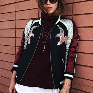 Embroidered Maison Scotch Bomber Jacket